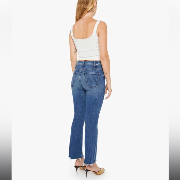 Mother PETITES The Lil Hustler Ankle Fray denim jean - Picture 3 of 12